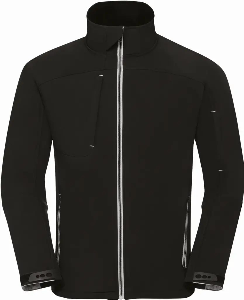 Men's Bionic-Finish® Softshell Jacket, black — productfoto 5
