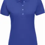 Ladies' Stretch Polo Shirt, azure blue — productfoto 14