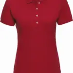 Ladies' Stretch Polo Shirt, classic red — productfoto 16