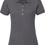 Ladies' Stretch Polo Shirt, convoy grey — productfoto 17