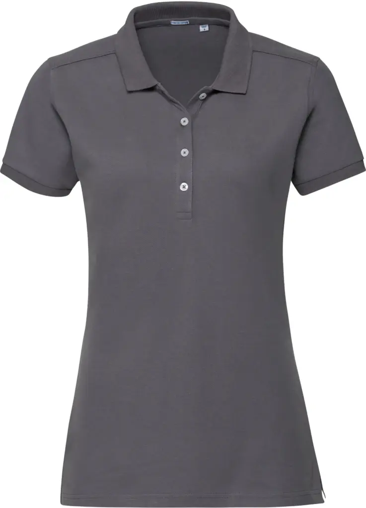 Ladies' Stretch Polo Shirt, convoy grey — productfoto 17