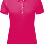 Ladies' Stretch Polo Shirt, fuchsia — productfoto 11