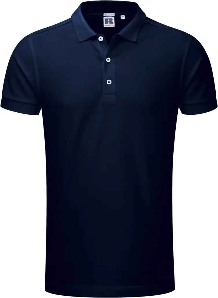 Men's Stretch Polo Shirt, french navy — productfoto 10