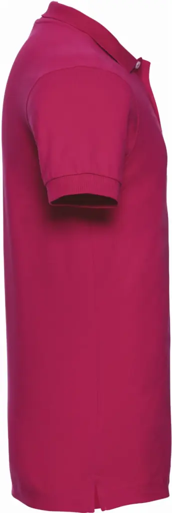 Men's Stretch Polo Shirt, fuchsia — productfoto 11