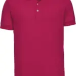 Men's Stretch Polo Shirt, fuchsia — productfoto 18