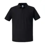 Herenpolo Authentic Eco, black — productfoto 6