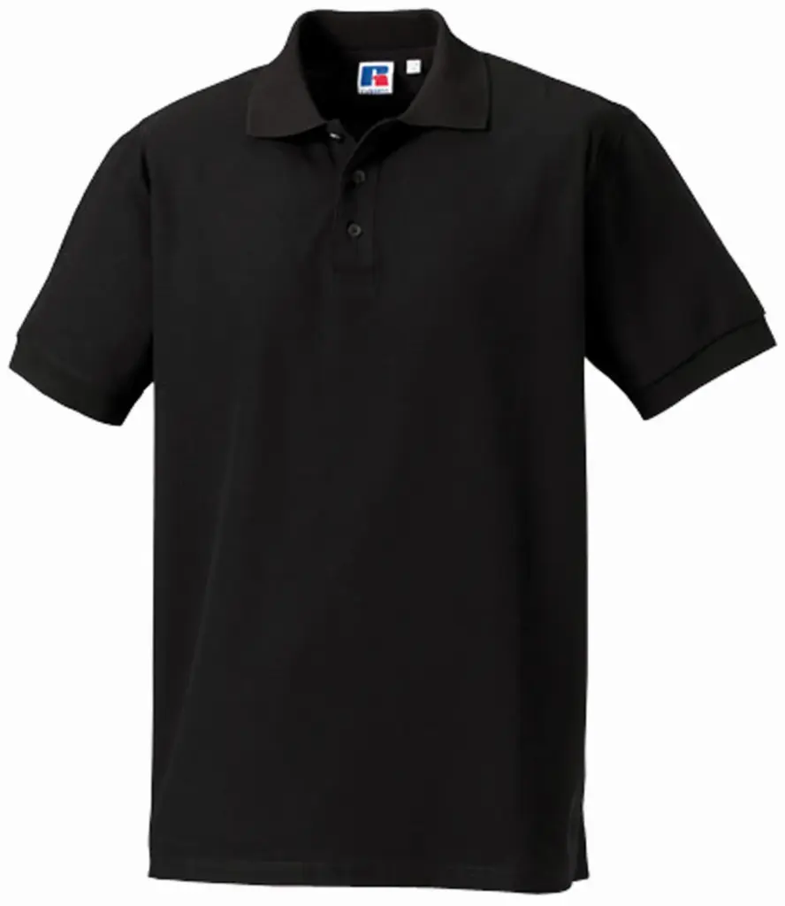 Men's Ultimate Cotton Polo, black — productfoto 5