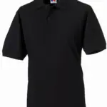 Hardwearing Polykatoenen Polo, black — productfoto 3