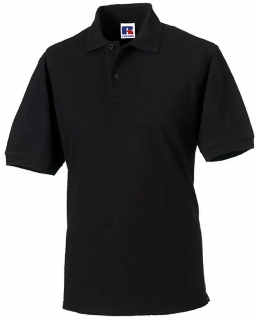 Hardwearing Polykatoenen Polo, black — productfoto 3