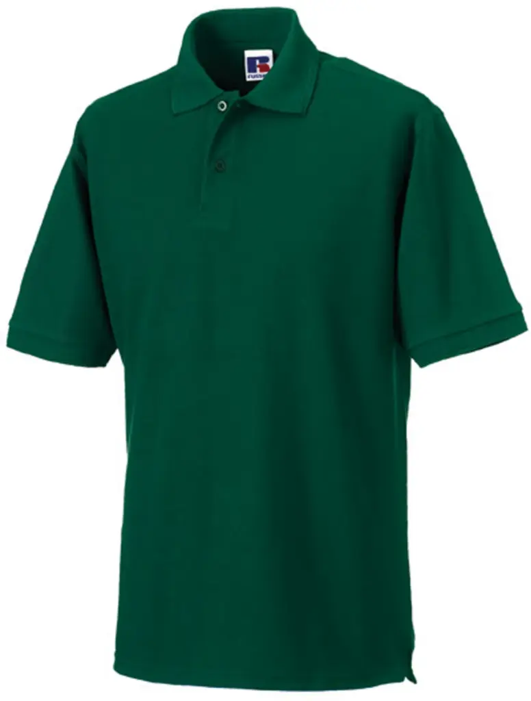 Hardwearing Polykatoenen Polo, bottle green — productfoto 4