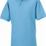 Hardwearing Polykatoenen Polo, sky blue — productfoto 11