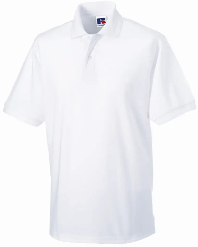Hardwearing Polykatoenen Polo, white — productfoto 12