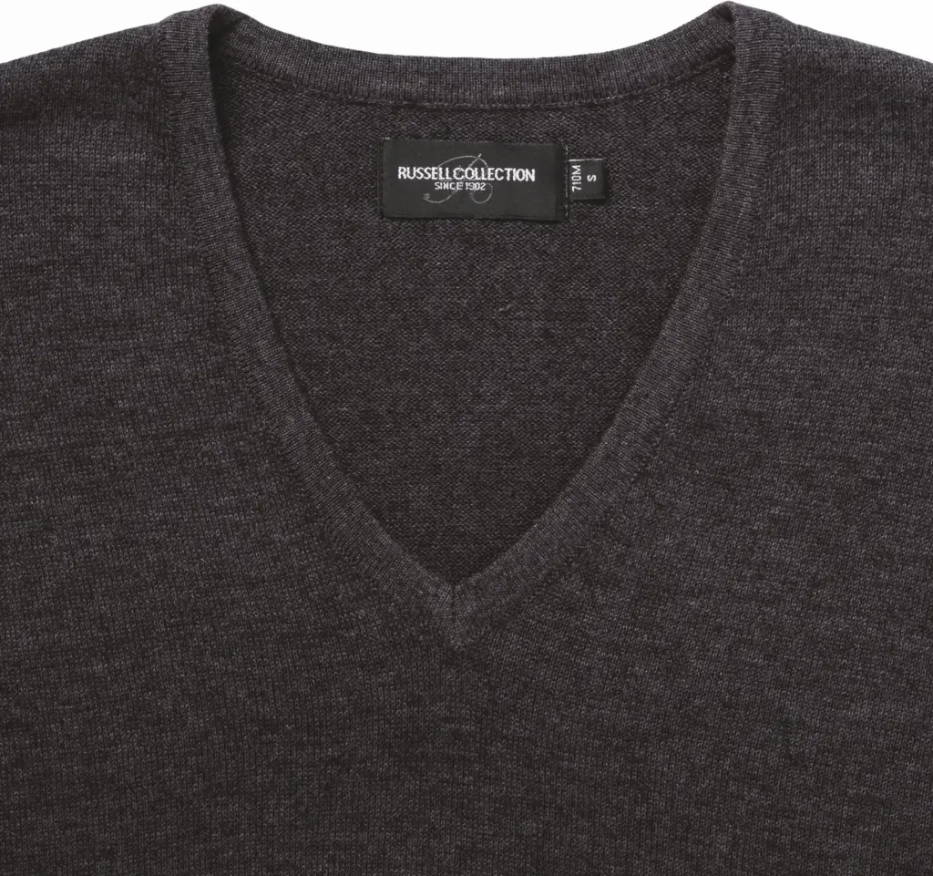 Ladies' V-neck Knitted Pullover — productfoto 4