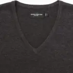 Ladies' V-neck Knitted Pullover — productfoto 4