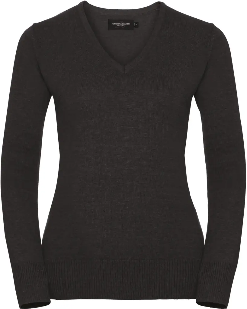 Ladies V-Neck Sweater RU710F Custom Quick-Dry Cotton XS-XXL — product photo 8