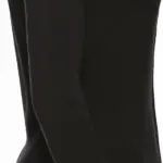 Ladies' gebreid vest met V-hals, black — productfoto 5