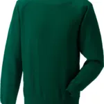 Classic Sweater met ronde hals, bottle green — productfoto 4