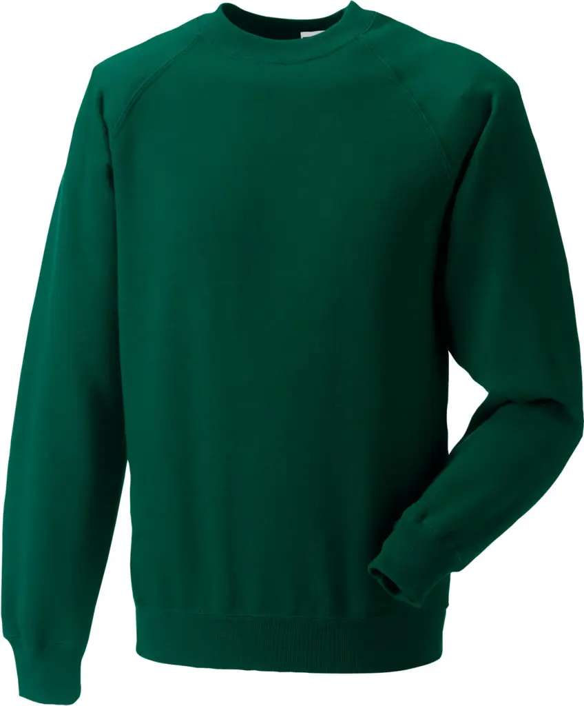 Classic Sweater met ronde hals, bottle green — productfoto 4