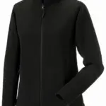 Ladies' Full Zip Outdoor Fleece, black — productfoto 3