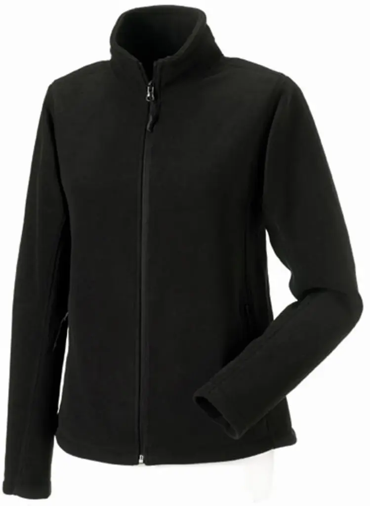 Ladies' Full Zip Outdoor Fleece, black — productfoto 3