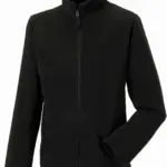 Men's Full Zip Outdoor Fleece, black — productfoto 3