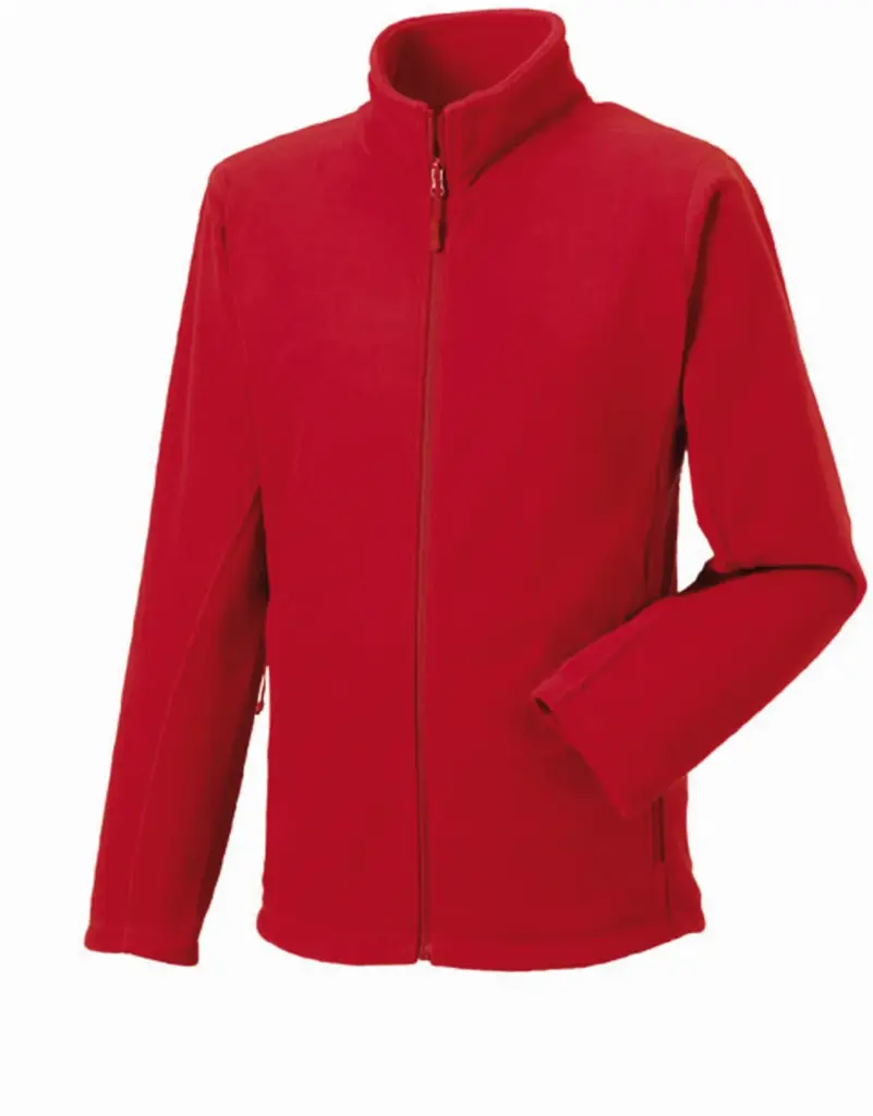 PS_RU8700M_CLASSICRED - Hidalgo-werbeartikel Men's Full Zip Outdoor Fleece, classic red — productfoto 4