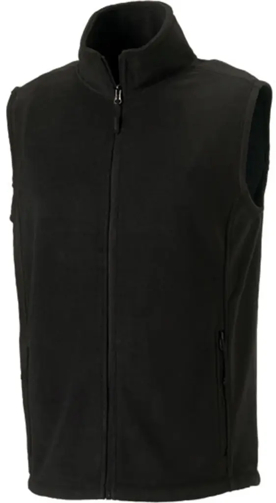 Men's Outdoor Fleecegilet, black — productfoto 3