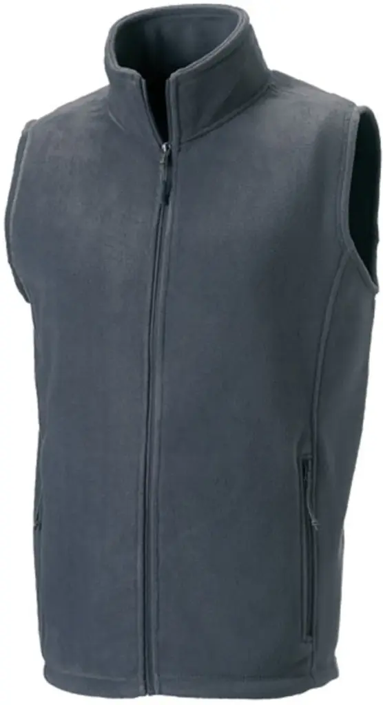Men's Outdoor Fleecegilet, convoy grey — productfoto 4