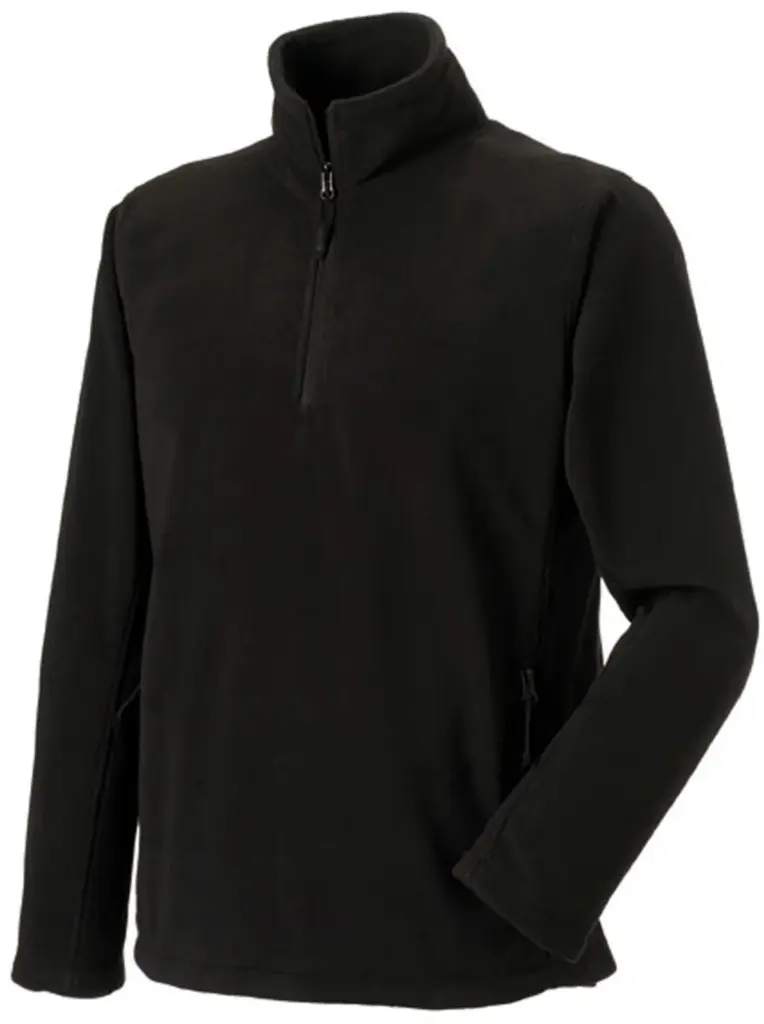 1/4 Zip Outdoor Fleece, black — productfoto 3