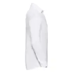 Men's getailleerd oxford overhemd met lange mouwen, white — productfoto 4