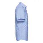 Getailleerd oxford overhemd met korte mouwen, oxford blue — productfoto 5