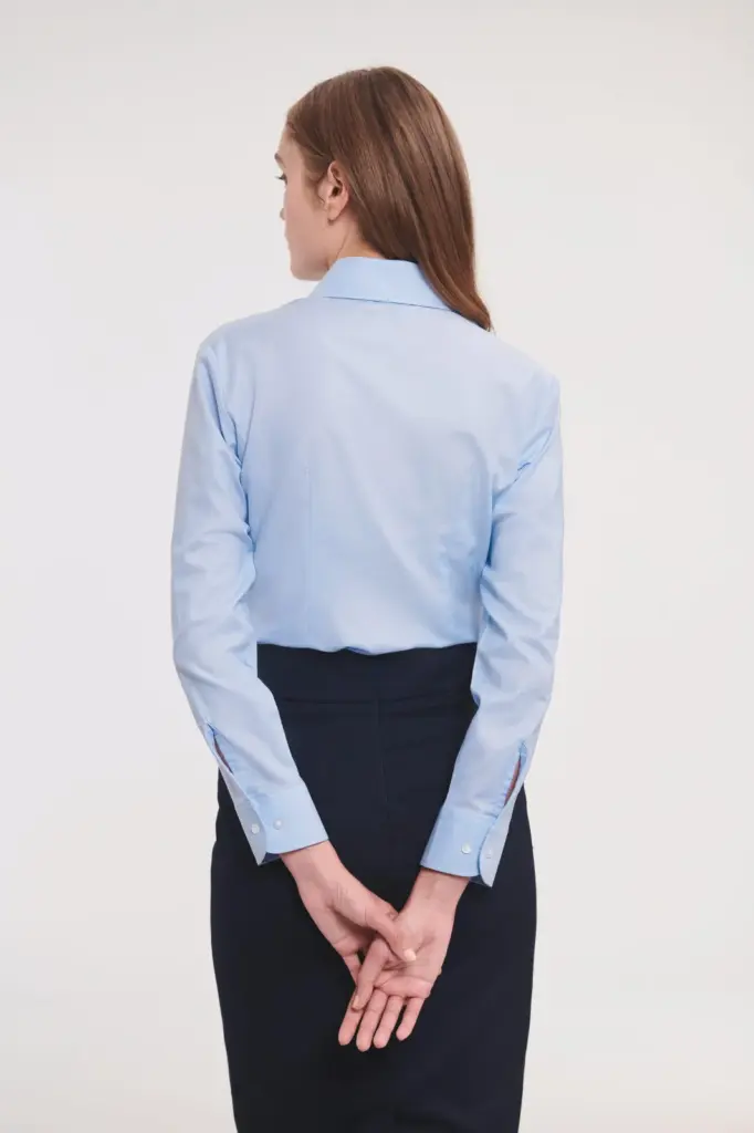 Ladies' Long Sleeve Easy Care Oxford Shirt — productfoto 2