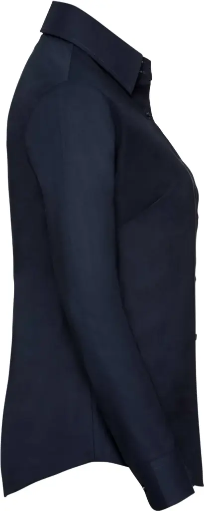Ladies' Long Sleeve Easy Care Oxford Shirt, bright navy — productfoto 6
