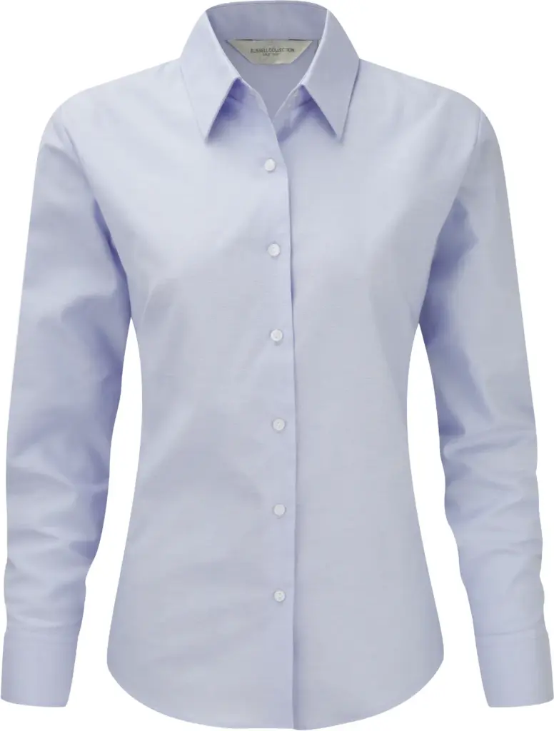 Ladies' Long Sleeve Easy Care Oxford Shirt, oxford blue — productfoto 7
