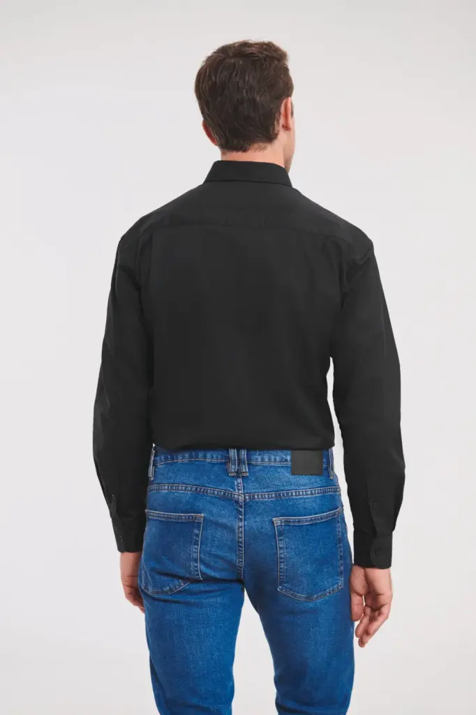Mens' Long Sleeve Easy Care Oxford Shirt — productfoto 2