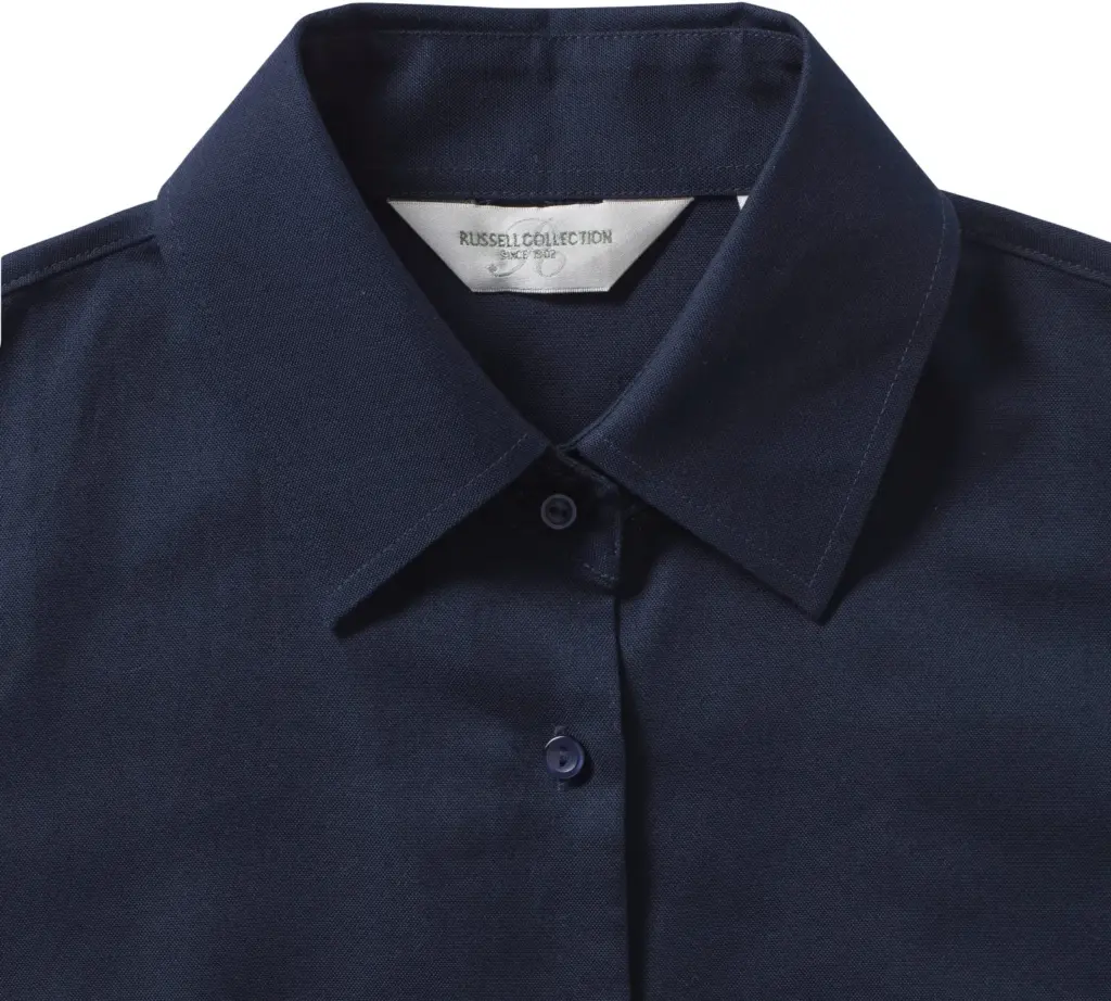 Ladies Short Sleeve Easy Care Oxford Shirt — productfoto 3
