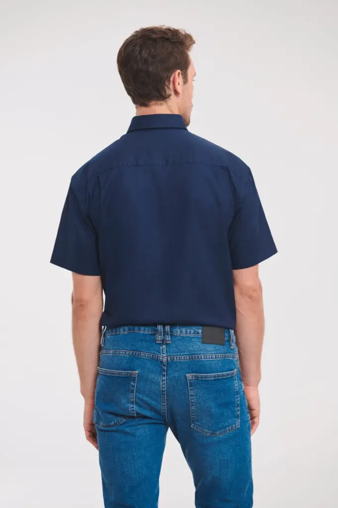 Men's Short Sleeve Easy Care Oxford Shirt — productfoto 2