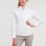 Ladies' Ls Polycotton Poplin Shirt