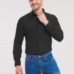 RU934M-2_2023 - Hidalgo-werbeartikel Men's Ls Polycotton Poplin Shirt