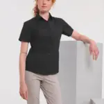 Ladies' Ss Polycotton Poplin Shirt