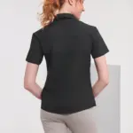 Ladies' Ss Polycotton Poplin Shirt — productfoto 2