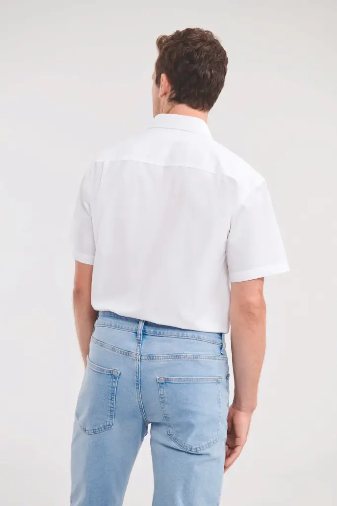 Men's Ss Polycotton Poplin Shirt — productfoto 2