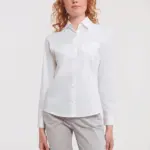 Ladies' Ls Pure Cotton Easy Care Poplin Shirt