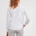 Ladies' Ls Pure Cotton Easy Care Poplin Shirt — productfoto 2