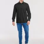 RU936M-2_2023 - Hidalgo-werbeartikel Men's Ls Pure Cotton Easy Care Poplin Shirt
