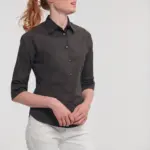 Ladies' 3/4 Sleeve Easy Care Fitted Shirt — productfoto 3