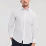 RU946M_2024 - Hidalgo-werbeartikel Men's Long Sleeve Easy Care Fitted Shirt