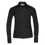Ladies' Long Sleeve Ultimate Non-iron Shirt, black — productfoto 3