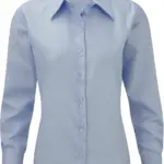 Ladies' Long Sleeve Ultimate Non-iron Shirt, bright sky — productfoto 4