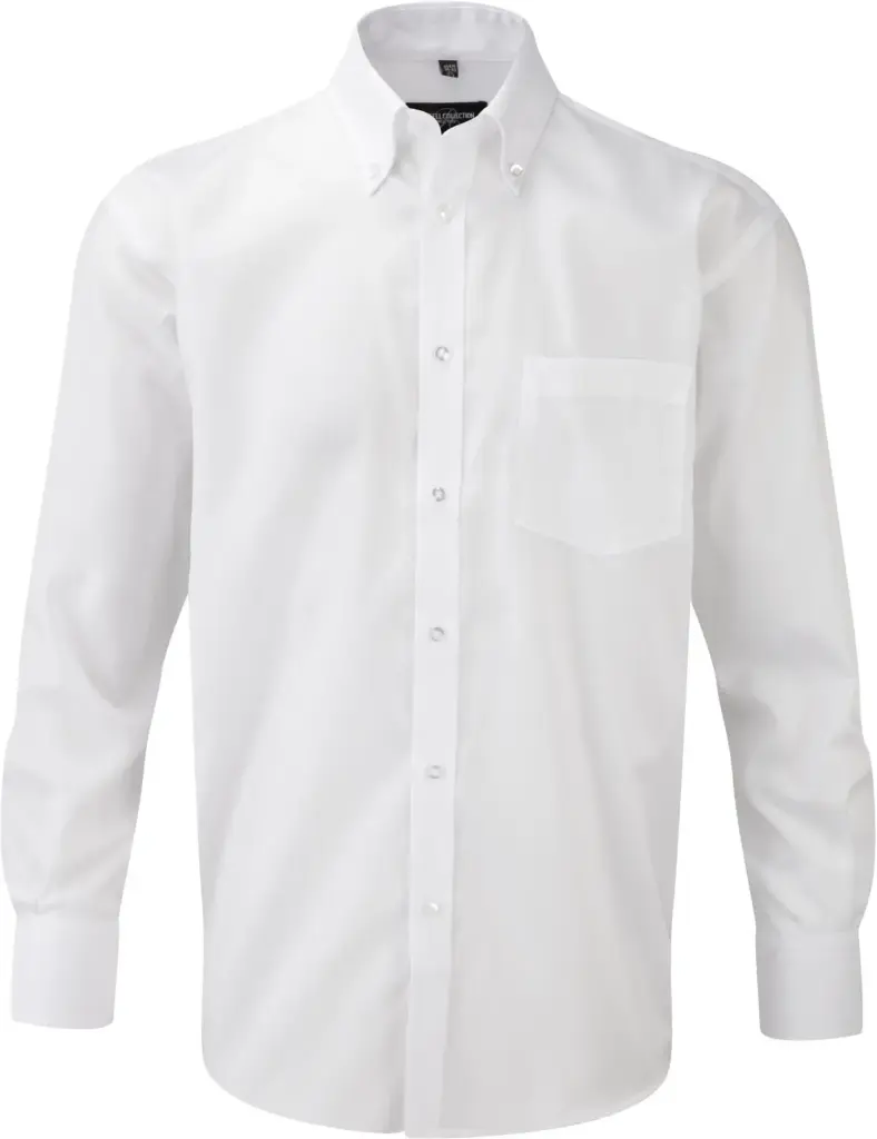 Men's Long Sleeve Ultimate Non-iron Shirt, white — productfoto 5